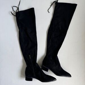 Marc Fisher Yuna Over The Knee Black Boots Size 9M